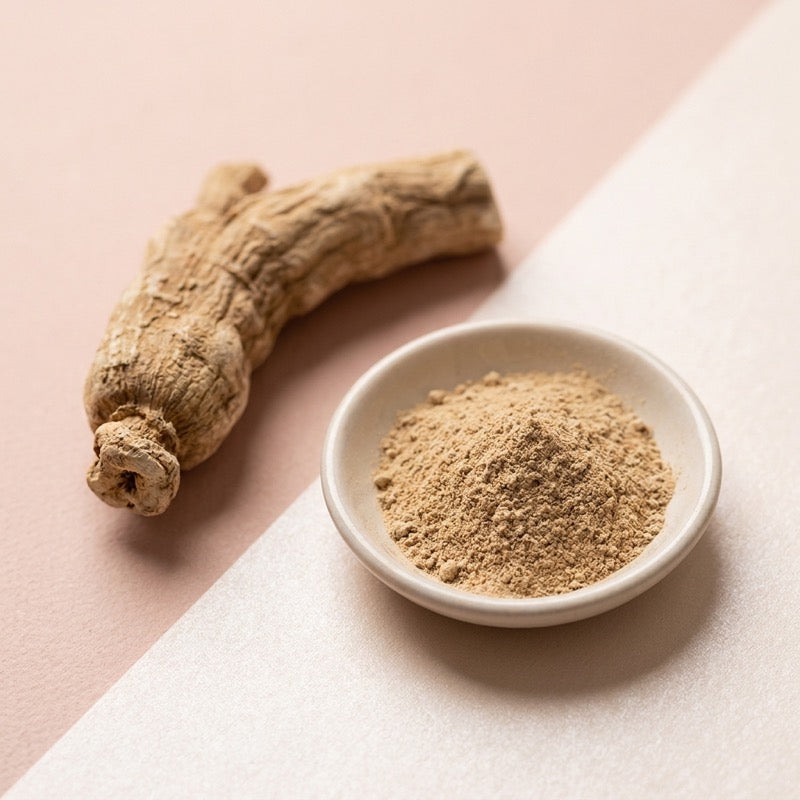Ashwagandha root and powder
