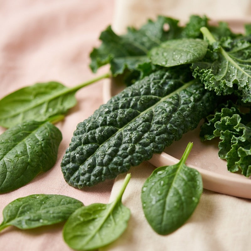 Folate-rich leafy greens